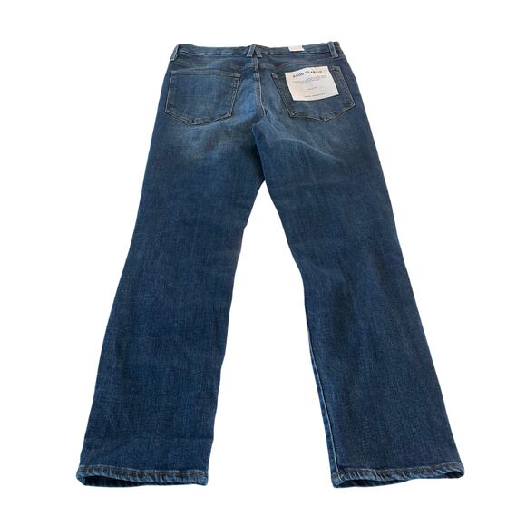 NWT Good American Good Classic Straight Leg Jeans in Indigo207 - Picture 4 of 12